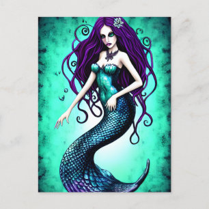 Fantasy Mermaid Briefkaart