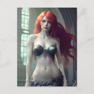 Fantasy Mermaid Briefkaart