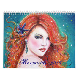 Fantasy mermaid calender 2016 door Renee Lavoie Kalender