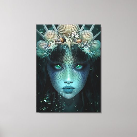 Fantasy Mermaid Canvas Afdruk (Voorkant)