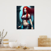 Fantasy Mermaid Poster (Keuken)
