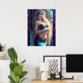 Fantasy Mermaid Poster (Thuiskantoor)
