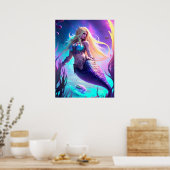 Fantasy Mermaid Poster (Keuken)