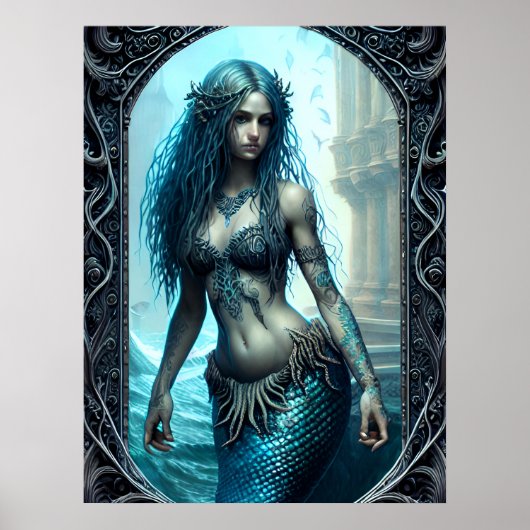 Fantasy Mermaid Poster (Voorkant)
