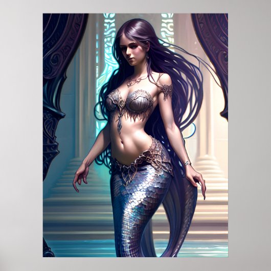 Fantasy Mermaid Poster (Voorkant)