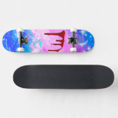Fantasy met bloed skateboard (Horizontaal)