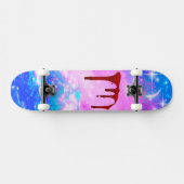 Fantasy met bloed skateboard (Horizontaal)