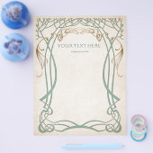 Fantasy middeleeuwse Keltische bruiloft Flyer (Enkel)