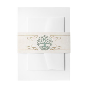 Fantasy middeleeuwse Keltische bruiloft Uitnodigingen Wikkel