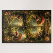 Fantasy mischief, enchanted forest jigsaw puzzle m (Horizontal)