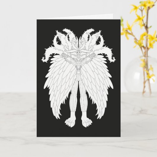 Fantasy Monster Kaart (Gele Bloem)