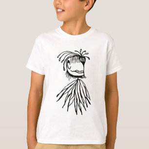 Fantasy monster schetst t-shirt