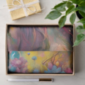 Fantasy Mooie Kleurrijke Bloemenfee Decoupage Tissuepapier (Geschenk)