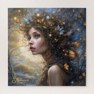 Fantasy Mooie Vlinder Fairy Legpuzzel