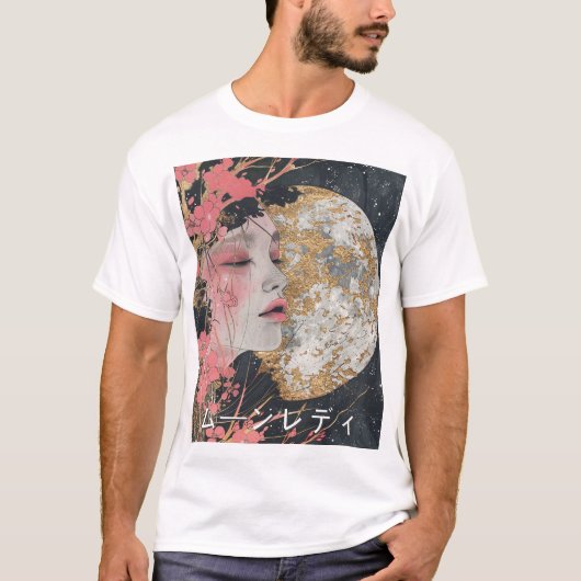 Fantasy Moonlady Nao Mūnredi ムーンレディ Tshirt Custom (Voorkant)