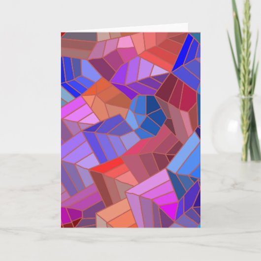 Fantasy Mountains Uitzicht uit de Sky Kaart (Voorkant)