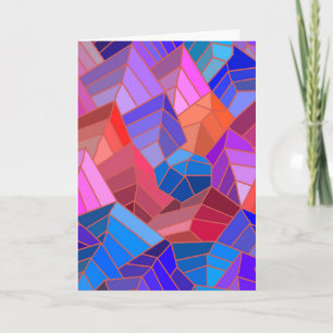 Fantasy Mountains Uitzicht uit de Sky Kaart