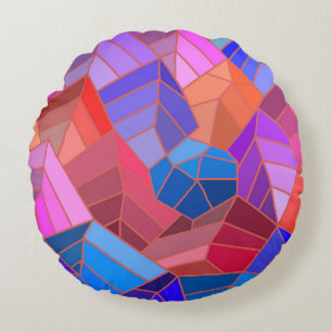 Fantasy Mountains Uitzicht uit de Sky Rond Kussen