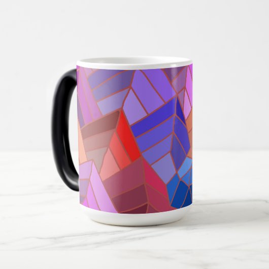 Fantasy Mountains View from the Sky Magische Mok (Voorkant links)