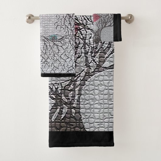 Fantasy Mozaïek Waterkleur Kunst Bad Handdoek (Insitu)