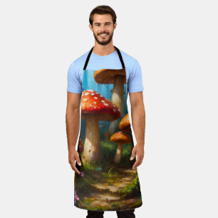 Fantasy Mushrom All-Over Print Schort