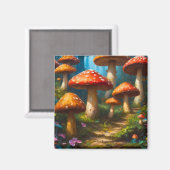 Fantasy Mushrom Magneet (Voorkant / Achterkant)