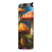 Fantasy Mushrom Thermische Tumbler Thermosbeker (Gedraaid links)