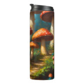 Fantasy Mushrom Thermische Tumbler Thermosbeker (Geroteerd rechts)