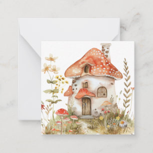 Fantasy Mushroom Note Kaart Notitiekaartje