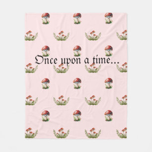 Fantasy Mushrooms Fleece Deken