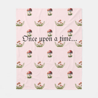 Fantasy Mushrooms Fleece Deken
