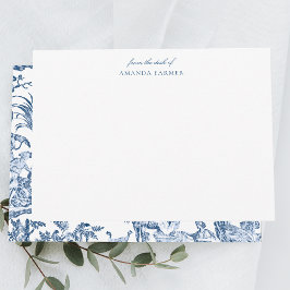 Fantasy Mythical Creats Toile-Blue Notitiekaartje