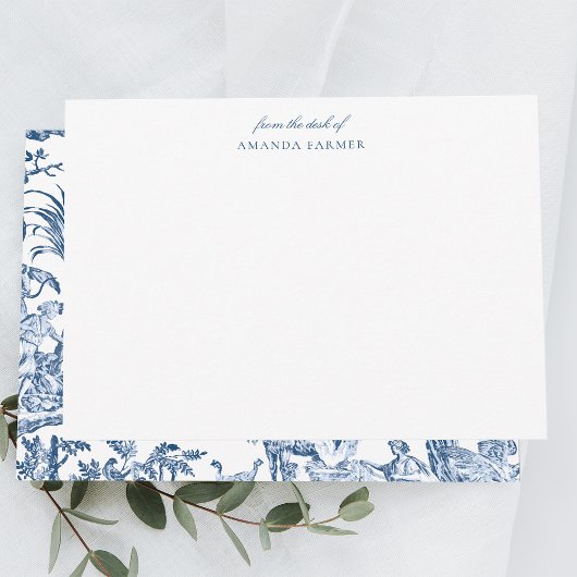 Fantasy Mythical Creats  Toile-Blue Notitiekaartje