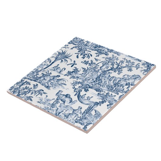 Fantasy Mythical Creats  Toile-Blue Tegeltje (Zijkant)
