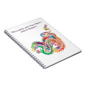 Fantasy Mythical Dragon Artwork personaliseren Notitieboek (Rechterzijde)