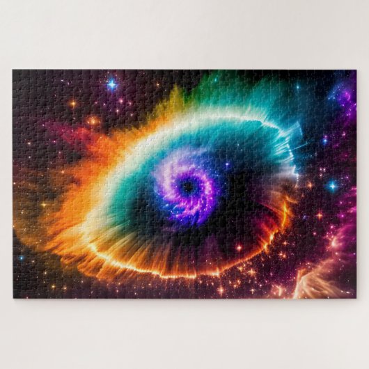Fantasy Nebula Oog van het Centrum van het Univers Legpuzzel (Horizontaal)