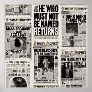 Fantasy Newspaper Poster