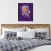 fantasy oceaandier canvas afdruk (Insitu (Slaapkamer))