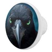 Fantasy of Crows Raven Keramische Knop (Rechts)