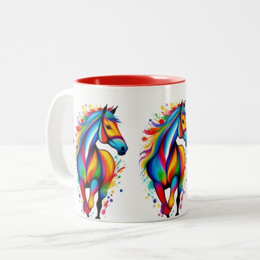 Fantasy Paard Art Mok (Voorkant links)