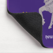 Fantasy paard en bloem mousepad muismat (Hoek)