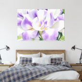 *~* Fantasy Paarse TV2 Uitgerekte Canvas Print (Insitu (Slaapkamer))
