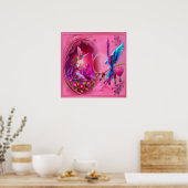 Fantasy Parrot - Poster (Keuken)