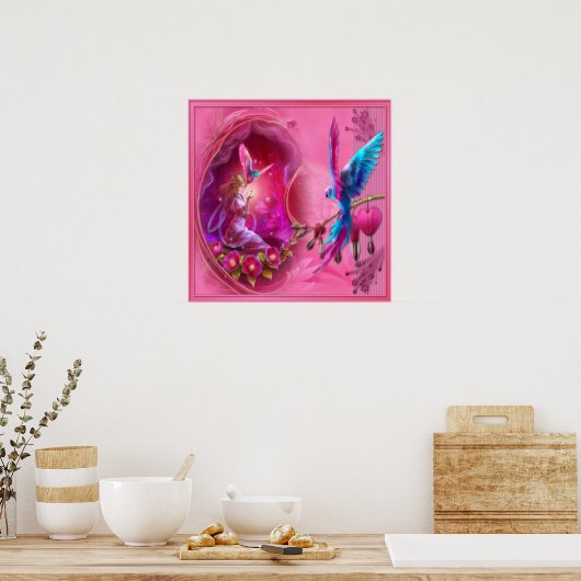 Fantasy Parrot - Poster (Keuken)