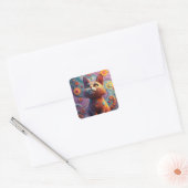 Fantasy Patroon Leuke Kat Stickers (Envelop)