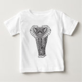 Fantasy Patterned Elephant Doodle (Voorkant)