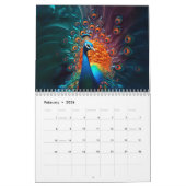 Fantasy Peacocks Agenda Kalender (Feb 2026)