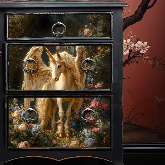 Fantasy Pegasus Paper Crafting Decoupage Tissuepapier