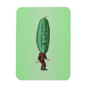 Fantasy Pickle Man Brown Suit Magneet (Verticaal)
