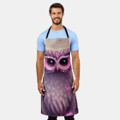 Fantasy Pink Fluffy Kawaii Owl Schort (Gedragen)